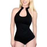 LittleForBig Baumwolle Strampler Herzensbrecher Halsband Onesie Bodysuit Schwarz L - 1