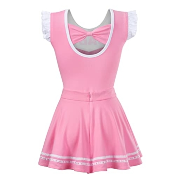LittleForBig Baumwolle Strampler Onesie Pyjamas Bodysuit-Baby Cheerleader Tennis-Rock Bodysuit Set Rosa XXL - 5