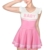 LittleForBig Baumwolle Strampler Onesie Pyjamas Bodysuit-Baby Cheerleader Tennis-Rock Bodysuit Set Rosa XXL - 1