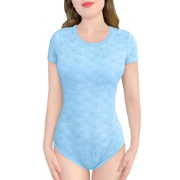 LittleForBig Baumwolle Strampler Onesie Pyjamas Bodysuit-Baby-Schleife Strampler Blau M - 1