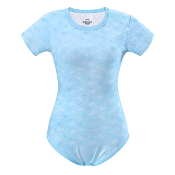 LittleForBig Baumwolle Strampler Onesie Pyjamas Bodysuit-Baby-Schleife Strampler Blau M - 6