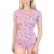 LittleForBig Baumwolle Strampler Onesie Pyjamas Bodysuit –Einhorn Träume Strampler Rosa M - 1