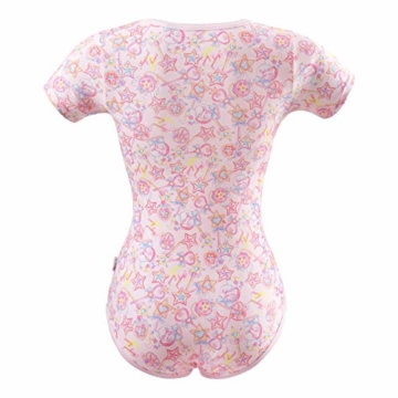 LittleForBig Baumwolle Strampler Onesie Pyjamas Bodysuit –Magischer Mond Strampler Rosa M - 8