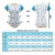LittleForBig Baumwolle Strampler Onesie Pyjamas Bodysuit - Schlafenszeit Muster Gelb M - 4