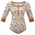 LittleForBig Baumwolle Strampler Onesie Pyjamas Bodysuit-Wald Tiere Braun M - 6