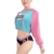 LittleForBig Damen Bunnywatch Cosplay Gaming Lässig Regular Fit Langer Ärmel Kordelzug Cropped Hoodie Jacke Blau XXXXL - 2