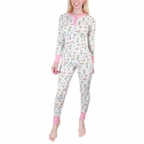 LittleForBig Damen Lang Baumwolle Kuschelig Atmungsaktiv Baby Cuties Pyjama Set Zweiteilige weich dehnbar Nachtwäsche XL - 1