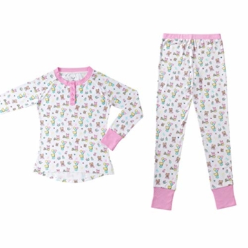LittleForBig Damen Lang Baumwolle Kuschelig Atmungsaktiv Baby Cuties Pyjama Set Zweiteilige weich dehnbar Nachtwäsche XL - 8