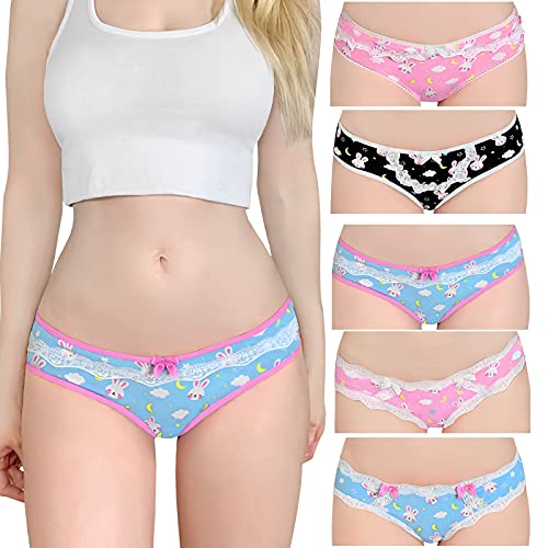 LittleForBig Slip Unisex Hipster In Pizzo E Rete Modellante, Colore Rosa, Taglia 3XL, Per Crossdresser E Transgender, Design Tucking