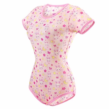 LittleForBig Usagi Netzgarn Strampler Onesie Pyjamas Bodysuit Rosa M - 2