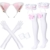 komplettes Cosplay-Set mit Schürze, Strümpfen & Handschuhen