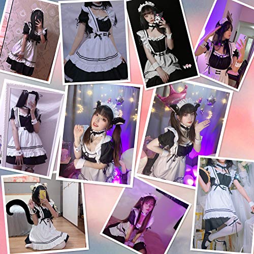 Rosa Maid Cosplay Kostüm mit Schürze – verspieltes Dienstmädchen-Outfit