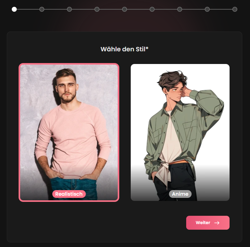 KI-Freund erstellen Anime