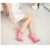 Damen 16cm Sexy Stiletto Pumps Ankle Strap High Heels Spitzen Hochzeit Party Kleid Schuhe (Pink,39EU) - 2