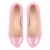 Meinabsatz Damen Plateau Pumps Klassische High Heels Stiletto Plattform Abendschuh Partyschuh Lackleder Rosa 45 EU - 4