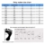 Only maker Damen Plateau Sandalen T-Spange High Heels mit Nieten Lackoptik Stiletto Absatz Sandaletten Schwarz 37 EU - 5