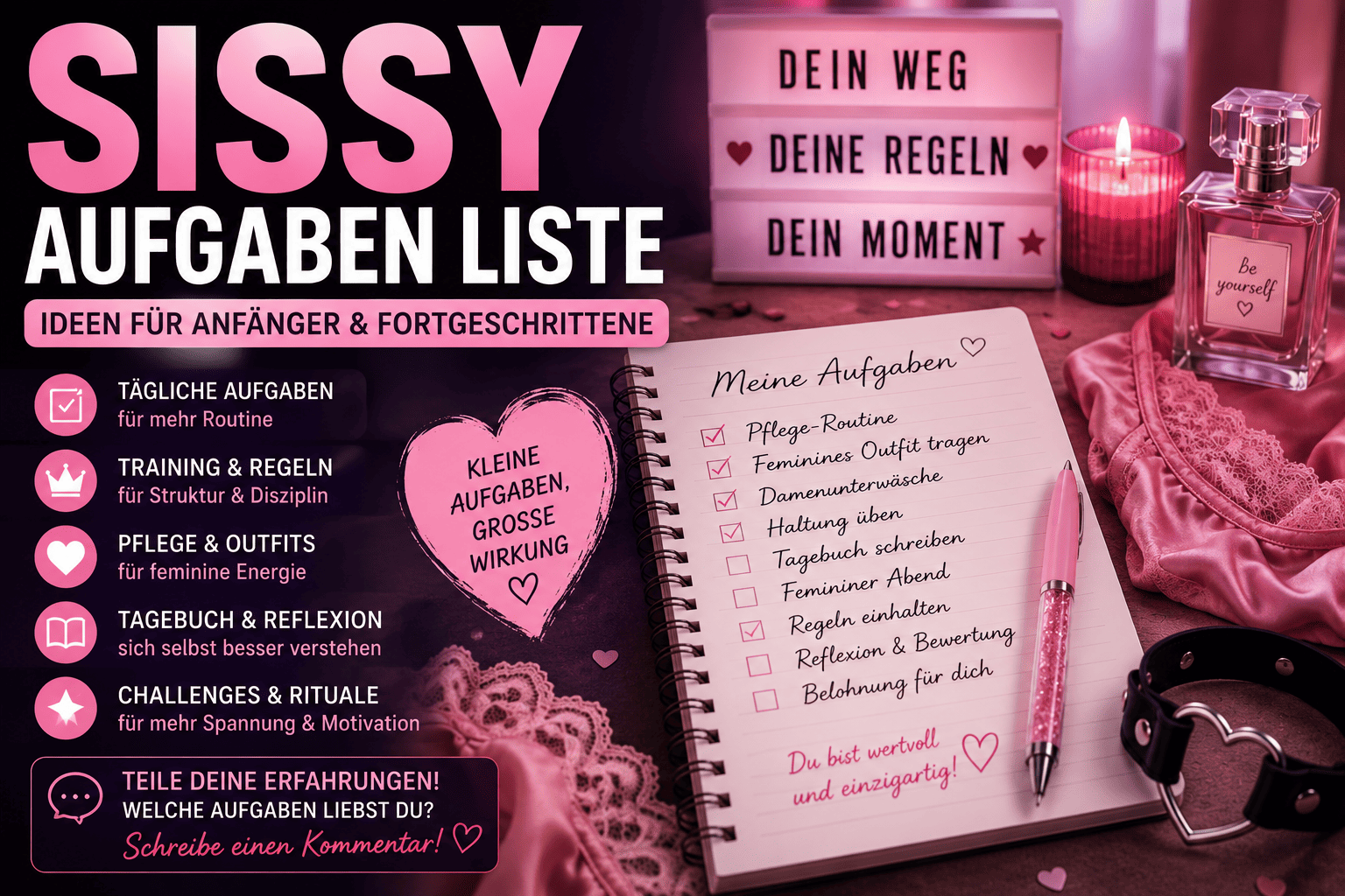 Sissy Aufgaben Liste