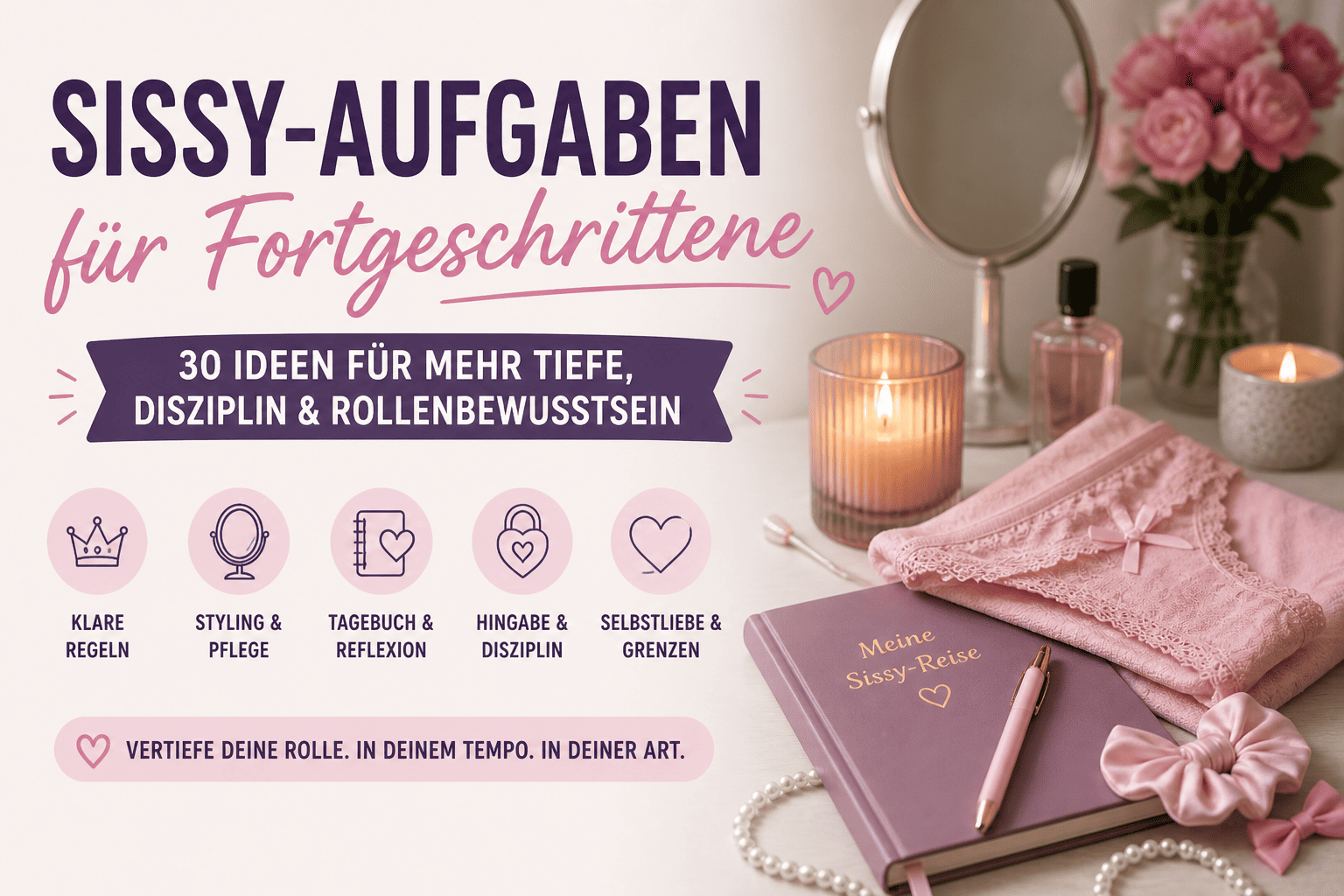 Sissy-Aufgaben für Fortgeschrittene