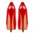 Meinabsatz Damen Plateau Pumps Klassische Geschichtete Plattform High Heels Stiletto Damenschuhe Lackoptik Rot 40 EU - 4