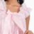 Satini Dessous Satin Sissy Babydoll-Stil Rüschen Rüschen Spitze Nachthemd Negligee Cosplay Nachtwäsche Kleid (Zartrosa - Weiß, XL) - 6