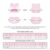 LittleForBig Cheer Sissy University Peekaboo Sports Bralette Set Rosa XL - 5