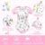 LittleForBig Seidiger Strampler Onesie Schlafanzug Bodysuit - Baby Cuties Strampler Rosa L - 3