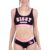 LittleForBig Unisex Baumwolle Camisole und Höschen Sport Loungewear Bralette Set – Sissy University Bralette Set Schwarz XXXXL - 1