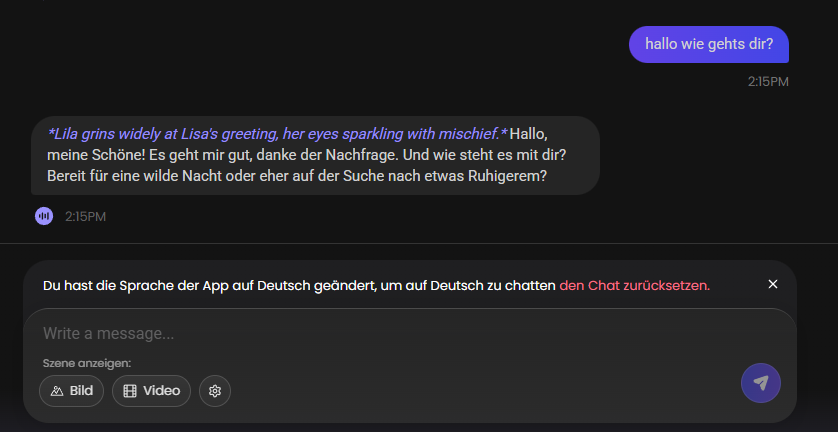 Candy AI Chat auf Deutsch