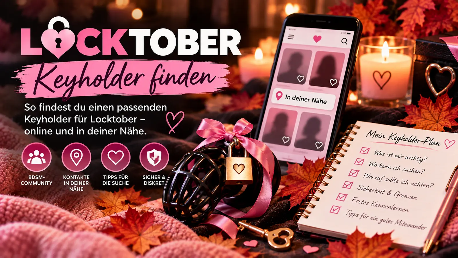 Keyholder finden für Locktober – BDSM-Kontakte online und in deiner Nähe