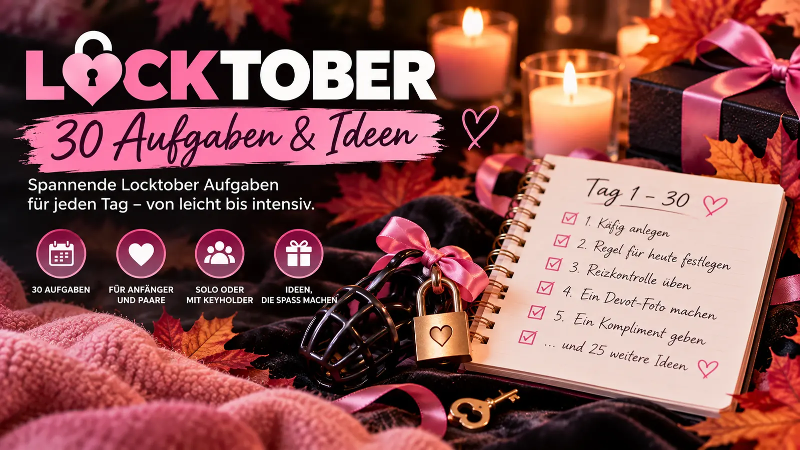 30 Locktober Aufgaben und Ideen für Anfänger und Paare