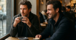 Ein Lächeln im Regen: Leo und Marks unerwartetes Kennenlernen